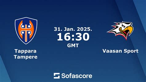 Vaasan Sport vs Tappara Tampere live score,prediction(2018/10/02).